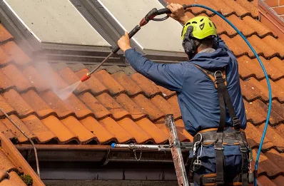 Démoussage et hydrofuge de toiture à Gricourt